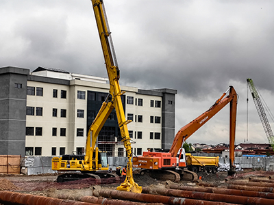 Quick and convenient city vertical solid construction tooling